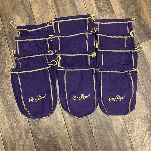 Other - 12 Crown royal bags 750ml bottles bags
